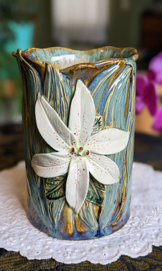 Graceful Lily Vase